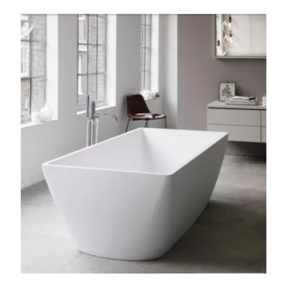 Freestanding Bath Duravit DuraSquare, with overflow 1600x750mm White
