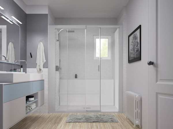 Kinedo Shower Enclosures Kinemagic Design, Niche, 1400x700mm, half-height, Sliding door