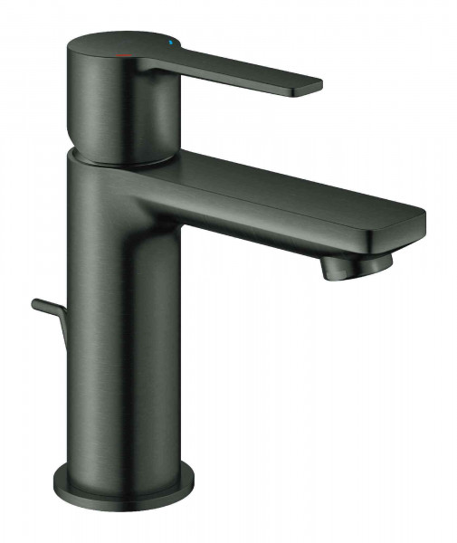 Grohe Basin Mixer Tap Lineare Size XS 385x190mm Brushed Hard Graphite