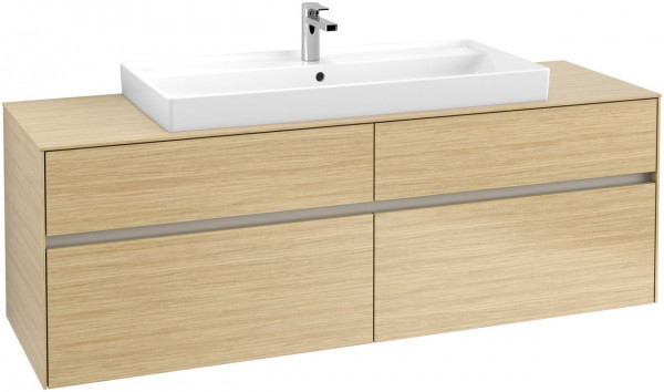 Villeroy en Boch Vanity Unit Collaro Wall-mounted 1600x500x548mm Nordic Oak C03100VJ