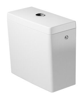 Duravit Starck 3 Toilet Cistern for side input designed by Philippe Starck No