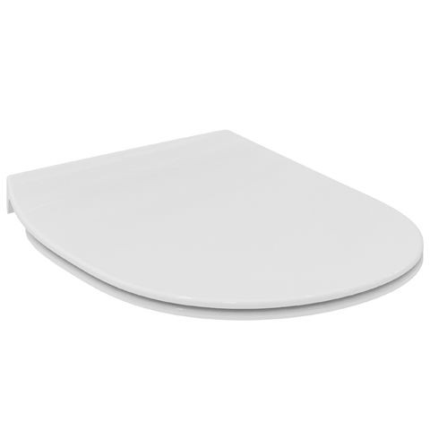 Ideal Standard D Shaped Toilet Seat Connect White Plastic E772301