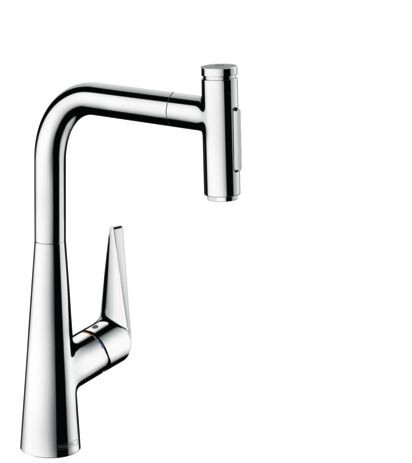 Hansgrohe Pull Out Kitchen Tap M5 Chrome 73867000