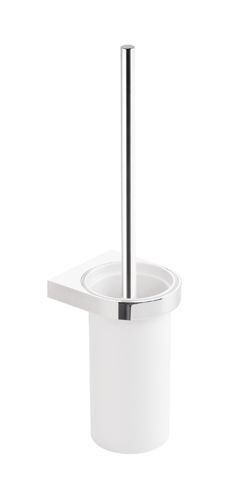 Hewi Toilet Brush Holder System 800 Chrome/White 800.20.10041