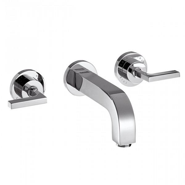 3 Hole Basin Tap Citterio 3 hole basin beaked lever handles short without plate Axor