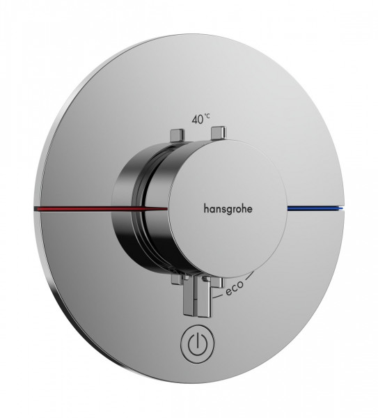 Thermostatic Shower Mixer Hansgrohe ShowerSelect Comfort S 1 outlet Recessed ø155mm Chrome