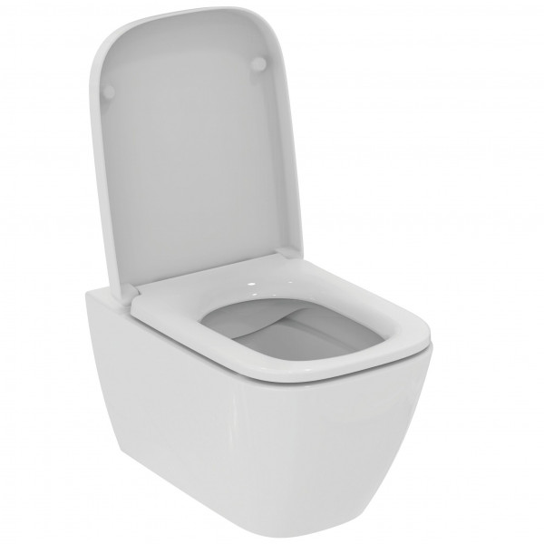 Wall Hung Toilet Set Ideal Standard i.life B Rimless, 360x335x545mm White