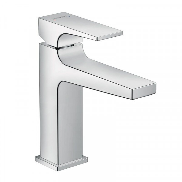 Hansgrohe Basin Mixer Tap Metropol Single lever 110 with lever handle and pop-up waste