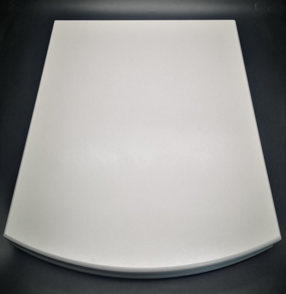 Soft Close Toilet Seat Duravit Caro Square 369x59x478mm White 0065690000