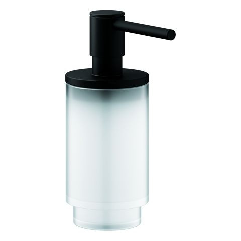 Wall Mounted Soap Dispenser Grohe Selection without support Phantom black
