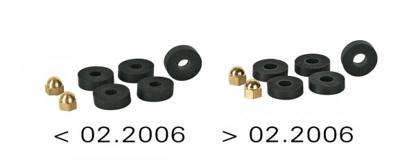 Grohe 3/8" gasket and cap nut