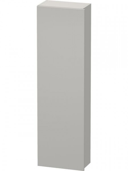 Duravit Tall Bathroom Cabinets DuraStyle Hinges on the left 1400x400x240mm Concrete Grey Matt