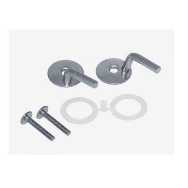 Duravit Fixings Pair of hinges for WC seat Starck 3 and Architec without SoftClose