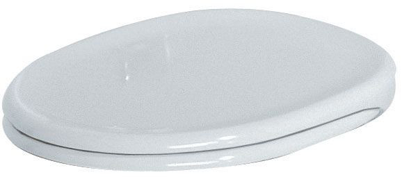 Ideal Standard D Shaped Toilet Seat Isabella White Oval 60 x 380 x 490mm K700701