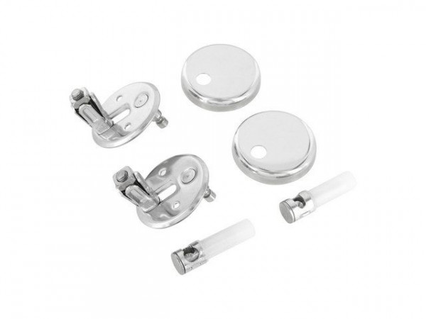 Ideal Standard Fixings Newson Fixing kit for toilet seat Beech/stainless steel