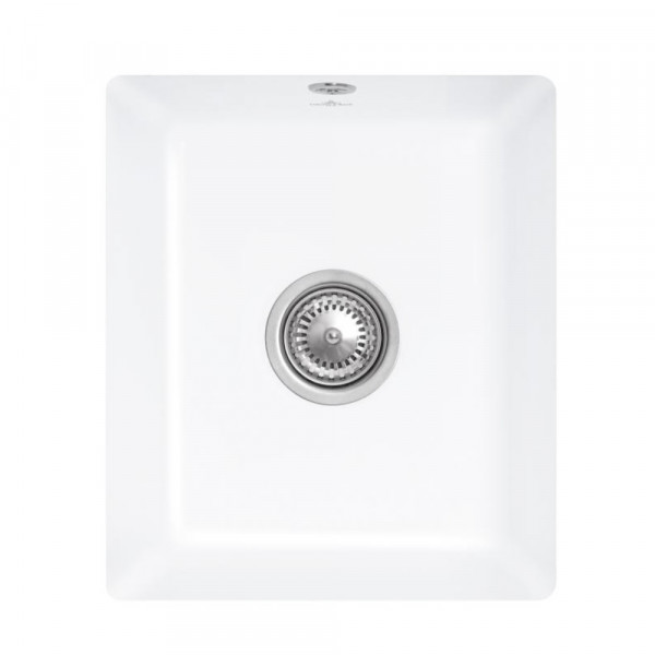 Villeroy and Boch Undermount Sink Subway 45 SU White Alpin CeramicPlus | Manual Draining