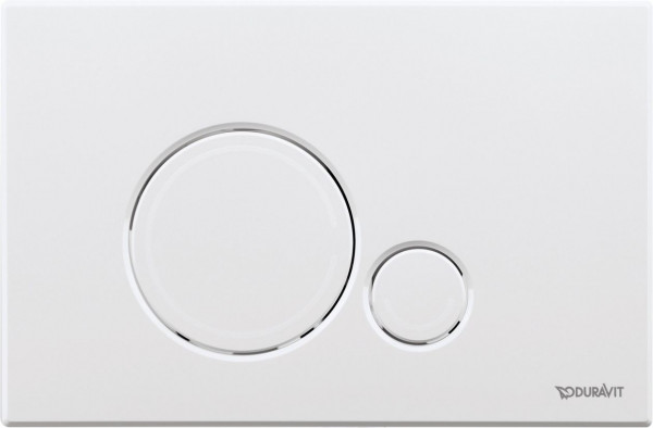 WC Flush Plate Duravit DuraSystem Beta 120 230x150,5x6,5mm White