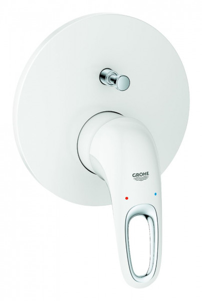 Grohe Bathroom Tap for Concealed Installation Eurostyle Single control 2 outputs Moon White/Chrome 24049LS3
