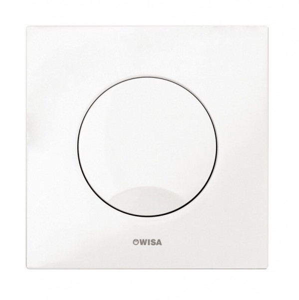 Wisa Flush Plate Maro Plastic (8050414) White | Simple Flushing