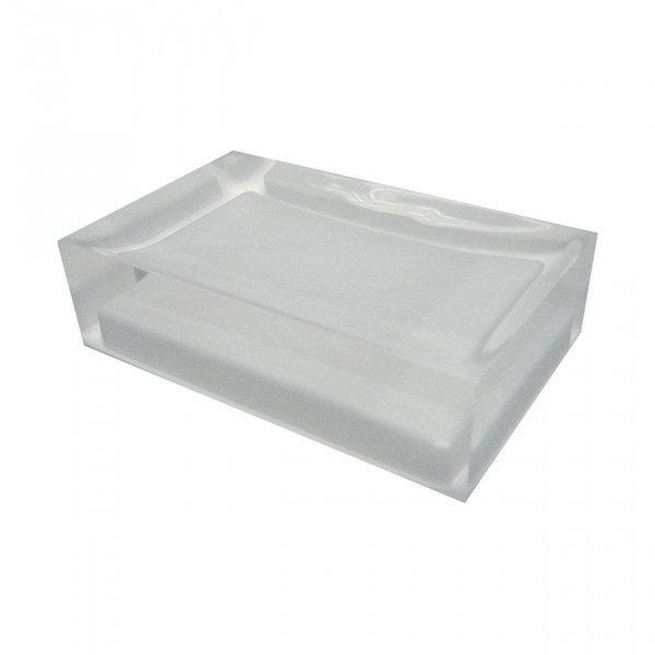 Gedy Soap Tray AUCKLAND White