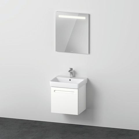 Bathroom Set Duravit No.1 Vanity unit, Washbasin, Mirror 550mm White Matt