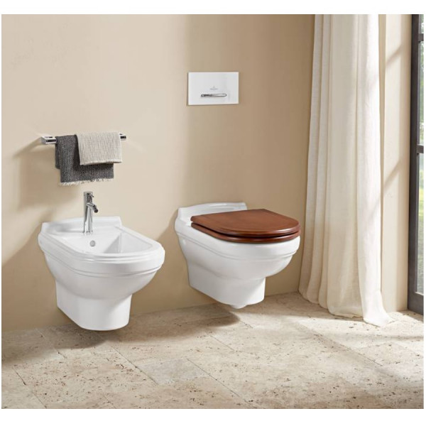 Villeroy and Boch Wooden Toilet Seats Hommage Walnut Wood 9926K100