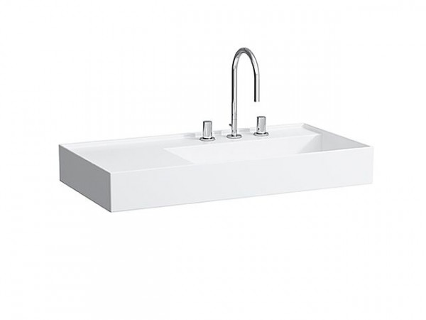 Laufen Washbasin, basin on the left, without overflow Kartell White H8103390001111