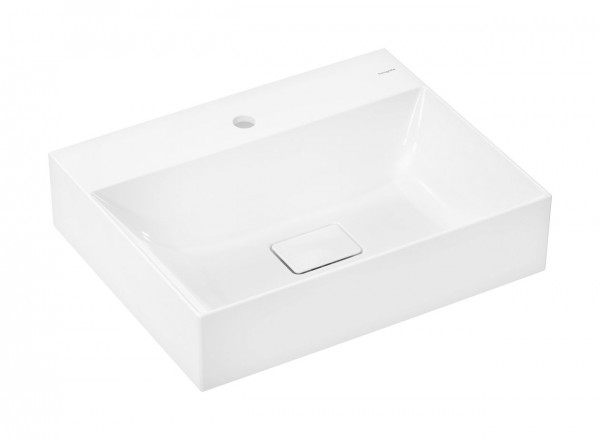 Vanity Basin Hansgrohe Xevolos E 1 SmartClean ground hole 600x480x140 mm White
