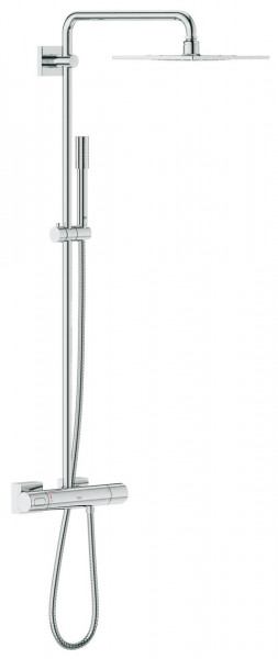 Grohe Thermostatic Shower Rainshower F-Series 254 System with 470mm Swivel Shower Arm (27469000)