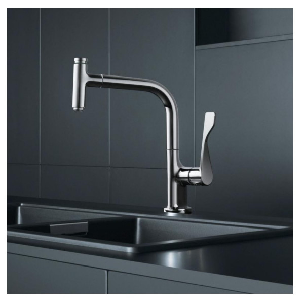 Axor Pull Out Kitchen Tap Axor Citterio Chrome