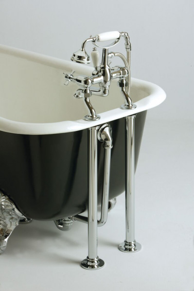 Heritage Bathrooms Bath Trap for Cast Iron Bath Chrome