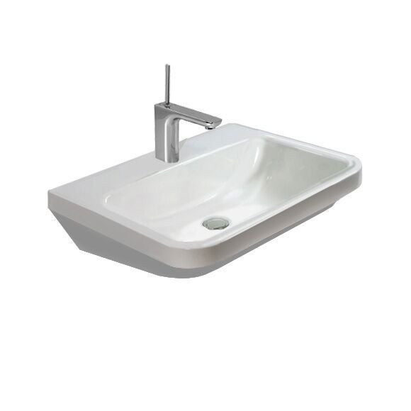 Duravit DuraStyle Washbasin Med 600 x 440 mm (232460) White Wondergliss | 1
