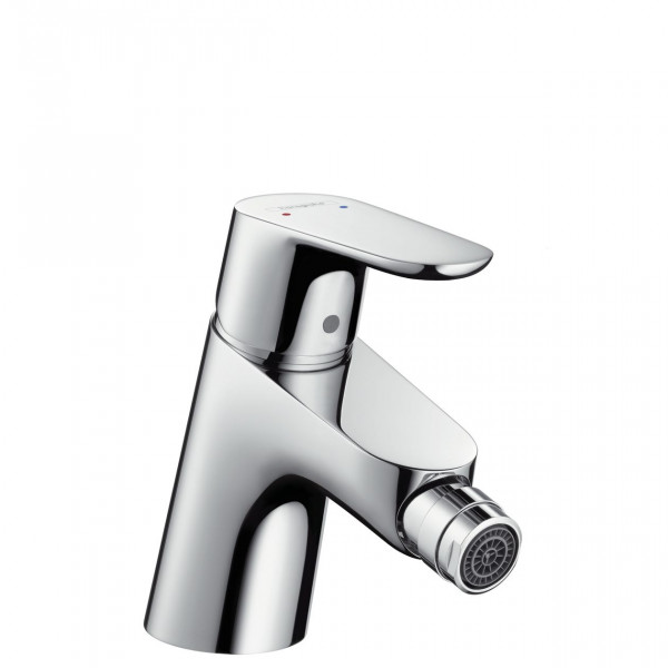Hansgrohe Focus Single-Lever Bidet Tap with Pop-Up Waste Set