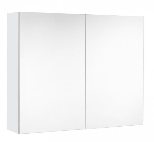 Allibert Bathroom Mirror Cabinet NORDIK VDE 2 doors 800x650x180mm Ultra Matt White