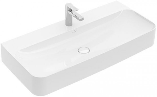 Villeroy and Boch Wall Hung Basin Finion 3 holes with concealed overflow 4168ABRW