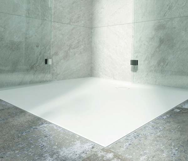 Square Shower Tray Bette Flat with Anti-Slip Pro 1200x1200x25mm White