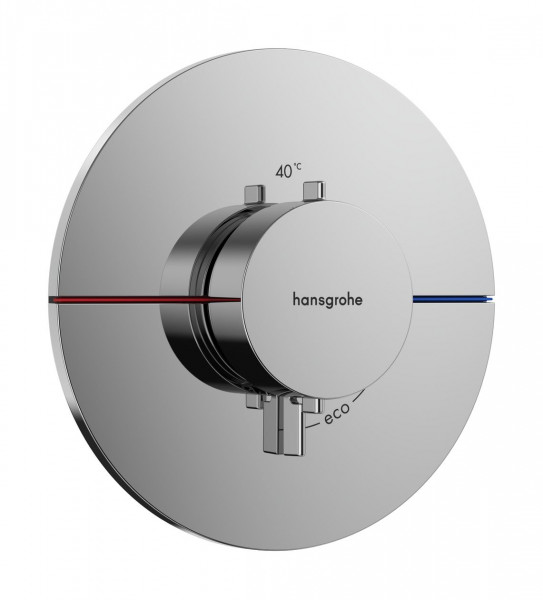 Thermostatic Shower Mixer Hansgrohe ShowerSelect Comfort S 1 outlet Recessed 1 additional outlet ø155mm Chrome