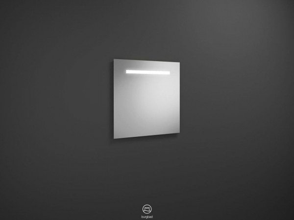 Illuminated Bathroom Mirror Burgbad Eqio 650x600mm Customisable SIGP065-PN258