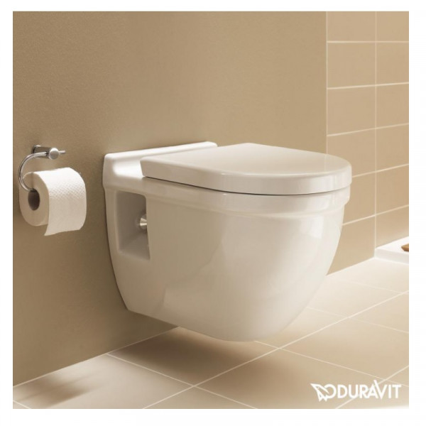 Duravit D Shaped Toilet Seat Starck 3 White Duroplast Design by Philippe Starck 62410000