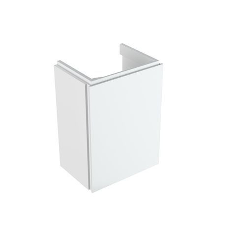 Geberit Vanity Unit Xeno2 1 Door For Cloakroom Basin 380x525x265mm Glossy White Laquered