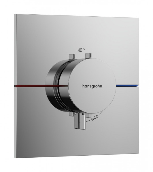 Thermostatic Shower Mixer Hansgrohe ShowerSelect Comfort E 1 outlet Recessed 155x155mm Chrome