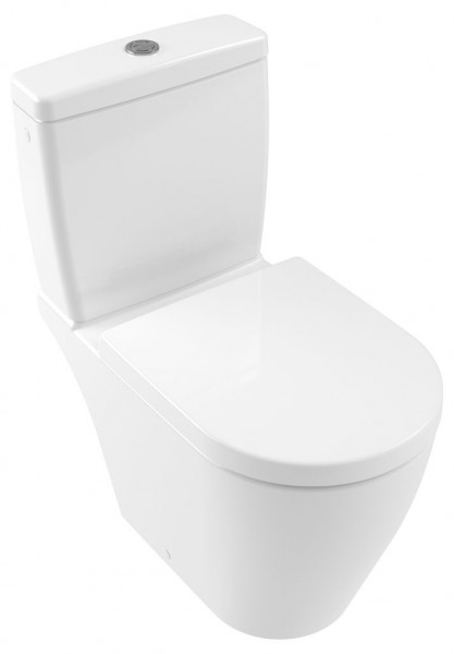 Villeroy and Boch Close Coupled Toilet Avento rimless Alpine White CeramicPlus