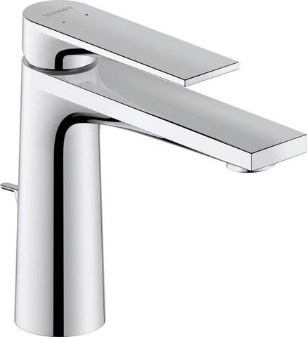 Single Hole Mixer Tap Duravit Tulum by Starck M With pull tab Chrome