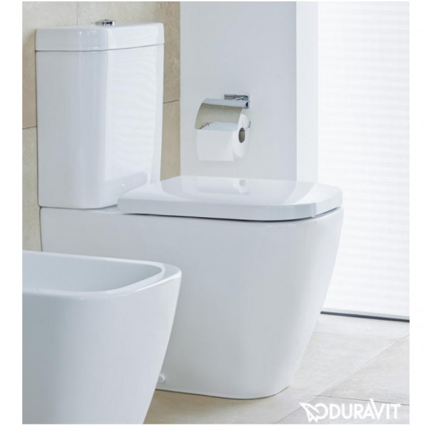 Duravit Back To Wall Toilet Happy D.2 Horizontal vertical Outlet White Washdown 2134092000