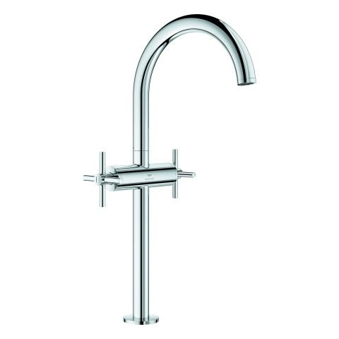 Freestanding 2 Handle Basin Tap Grohe Atrio XL size Chrome