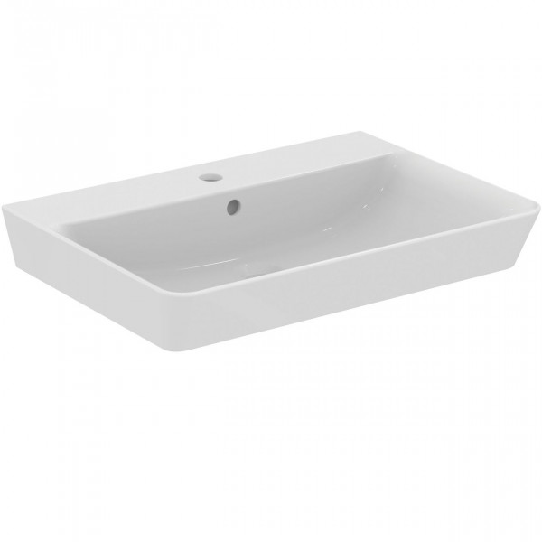 Wall Hung Basin Ideal Standard CONNECT AIR 1 hole, With overflow 650x160x460mm White