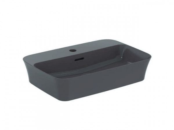 Ideal Standard Countertop Basin IPALYSS 1 hole with overflow 550x145x380mm Slate Grey