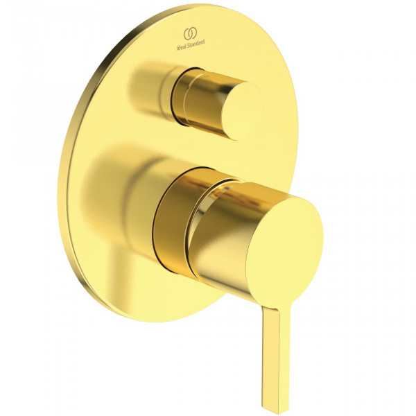Concealed Bath Shower Mixer Ideal Standard JOY with reversing valve Brushed Gold