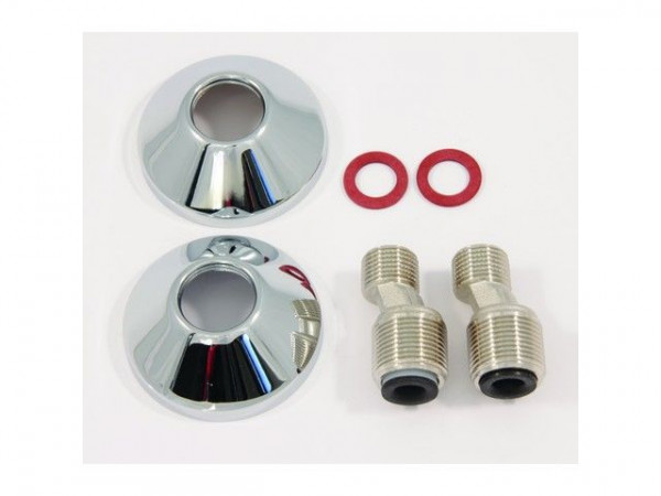 Ideal Standard Plumbing Fittings Universal S-connection, 2 pieces Chrome