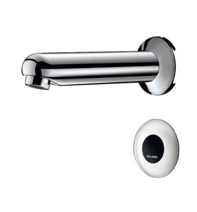 Delabie Bathroom Tap for Concealed Installation TEMPOMATIC Chrome 441157